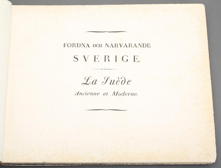 THERSNER ULRIC, -THORA, FORDNA OCH NÄRVARANDE SVERIGE, SKÅNSKA UTSIGTER, 2 vol, utan ort och år (1816-23).