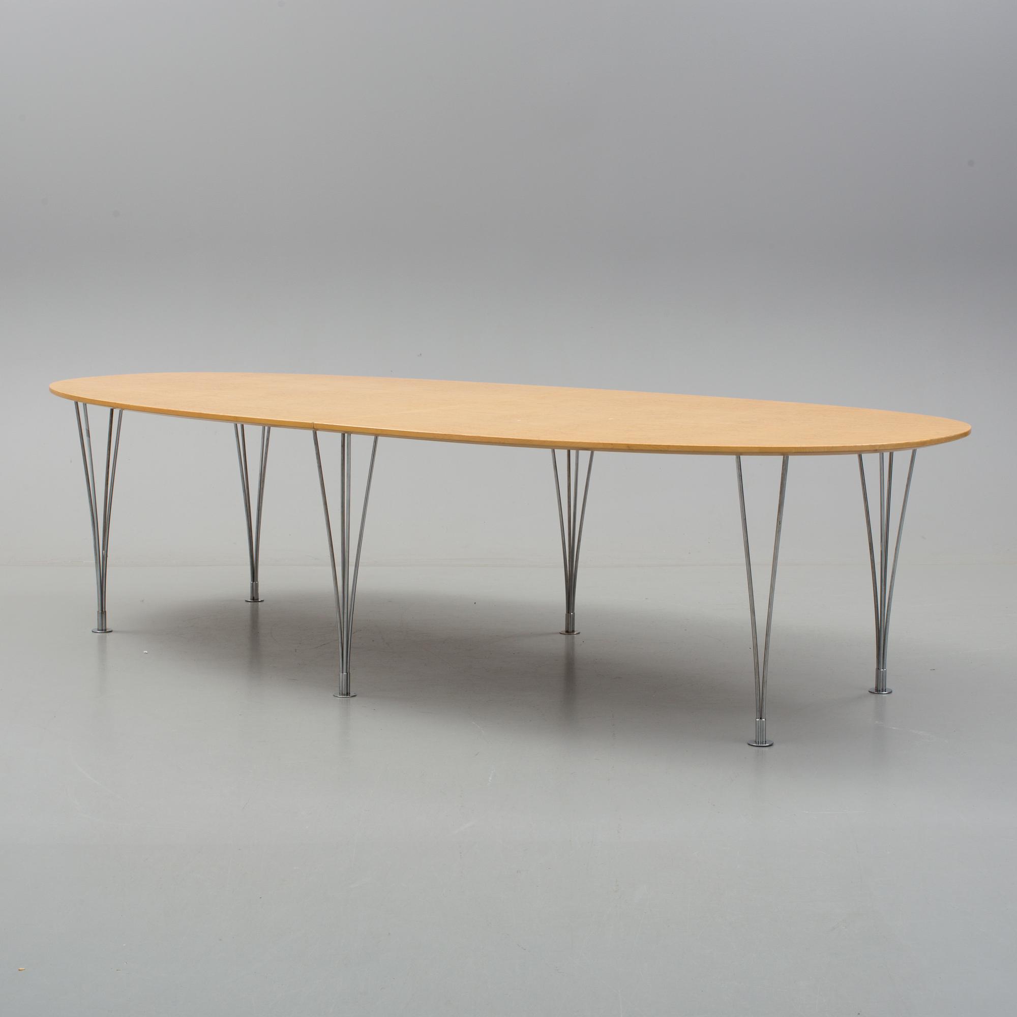 BORD, "Superelips", Bruno Mathsson och Piet Hein,  Bruno Mathsson International, 1900-talets fjärde kvartal.