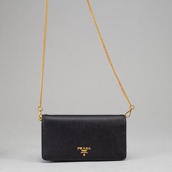 PRADA,
"Saffiano leather crossbody bag".