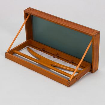 Adam Hoff & Poul Östergaard, clothes hanger/gentleman's valet, Virum Möbelsnickeri, Denmark, mid-20th century.