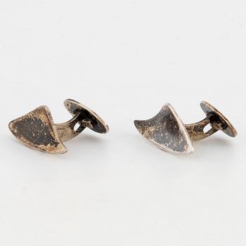 BRØDRENE BJORKLUND,  Cufflinks, sterling silver.