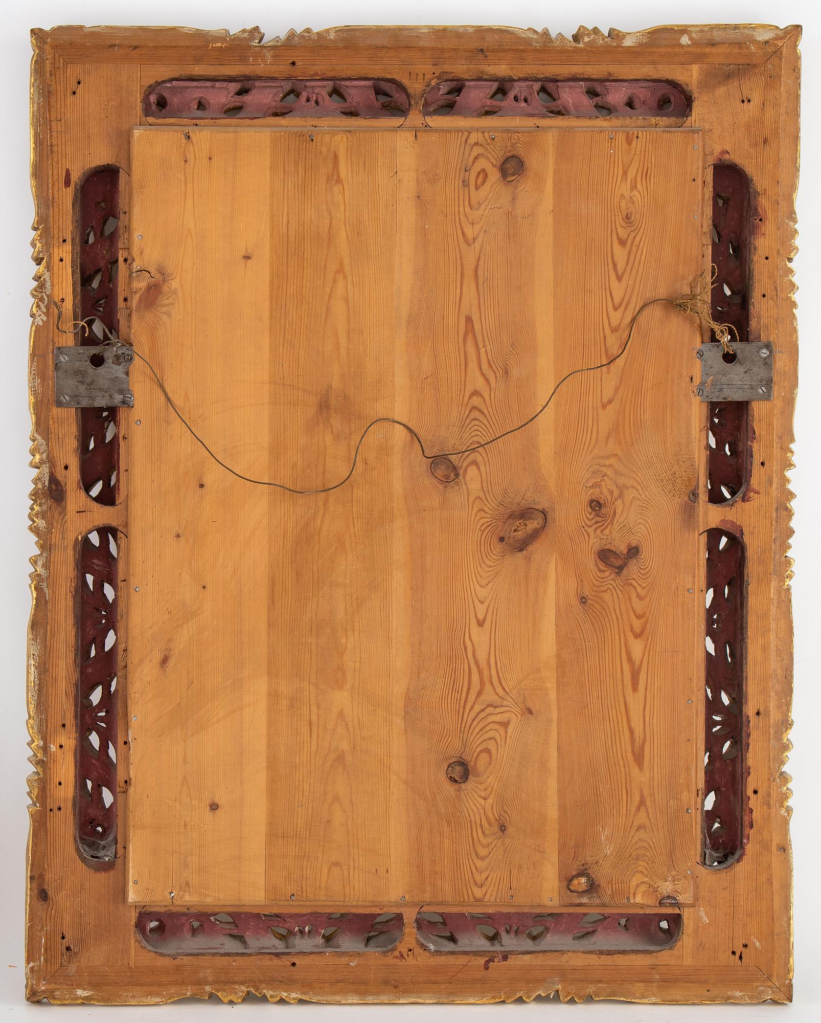 A baroque style mirror, firts hal of the 20th century.