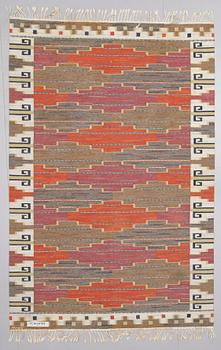 MATTA, rölakan,"Bruna Heden", Märta Måås-Fjetterström, sigenrad AB MMF. Ca 200 x 300 cm.