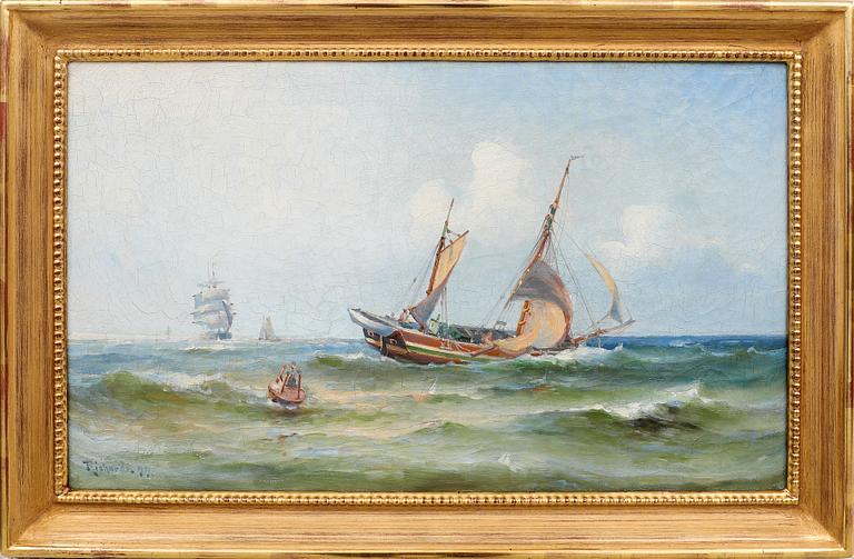 Ludvig Richarde, Båtar till havs.