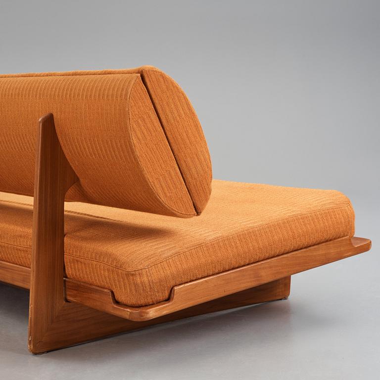Grete Jalk, A teak sofa/daybed, Poul Jeppesen, Denmark, 1960's/1970's.