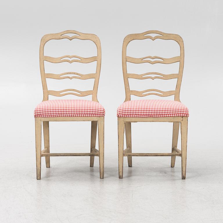 A pair chairs, 19th Century.