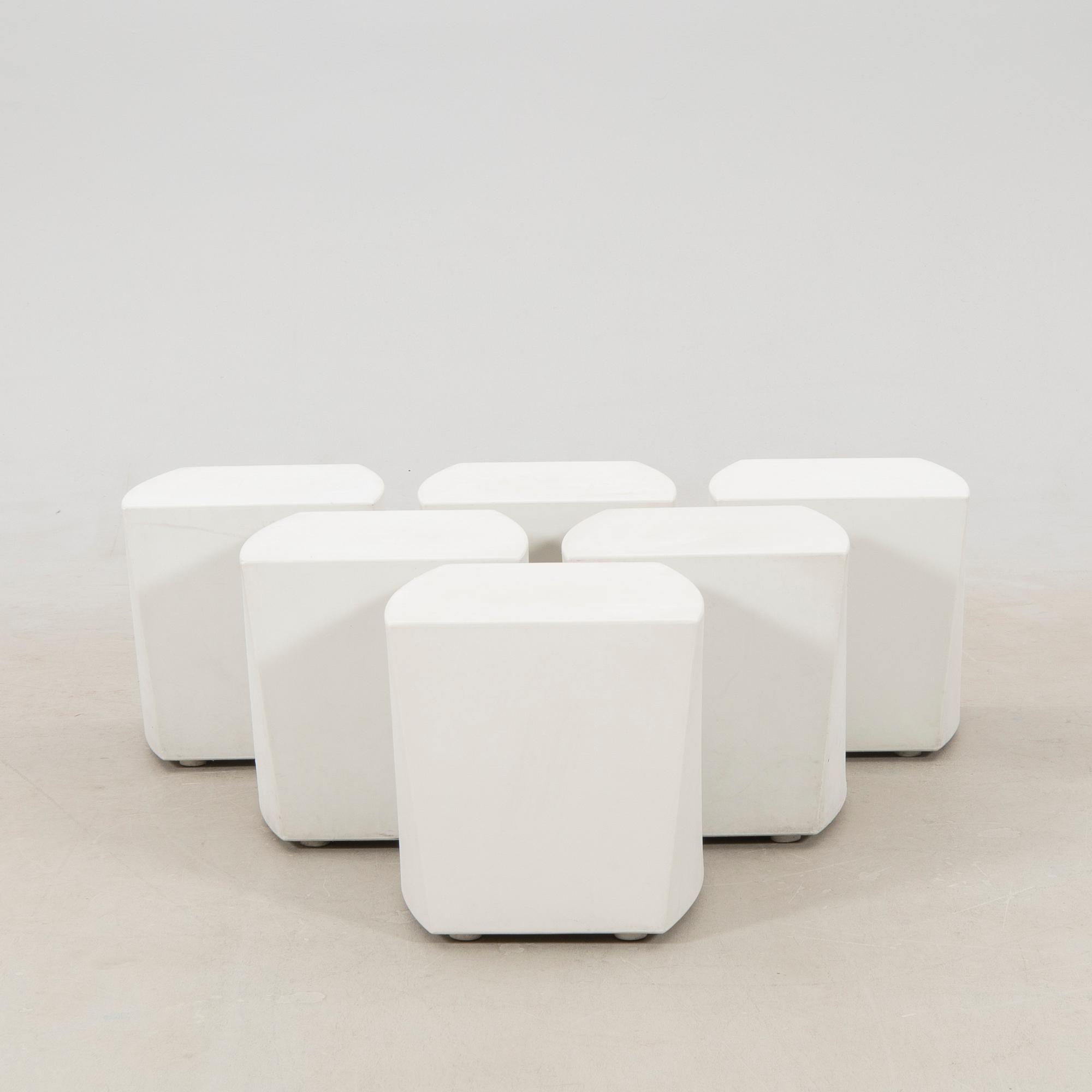 Emilio Nanni designed 6 "Boom" chairs for Steelmobil, early 21st century.