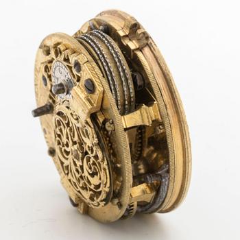 J Tarts pocket watch London 18th century mid / latter part, ca 42 mm.