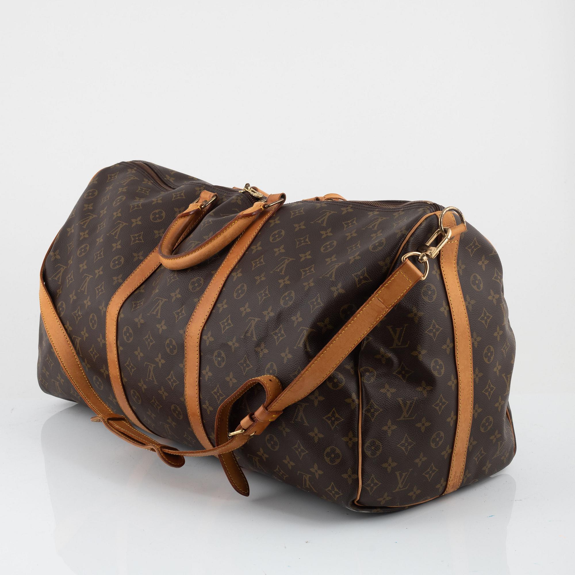 Louis Vuitton, weekendbag "Keepall Bandouliere 55",.