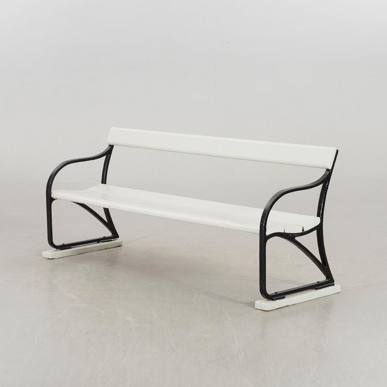 Garden bench / park bench Näfveqvarns Bruk, first half of the 20th century.