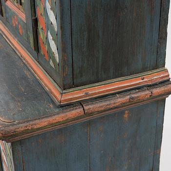 Gift cabinet, folk art, Skåne, painted date 1851.