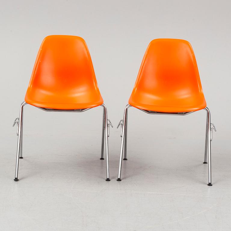 CHARLES & RAY EAMES, stolar, 7 st, "DSS", Vitra, 2000.