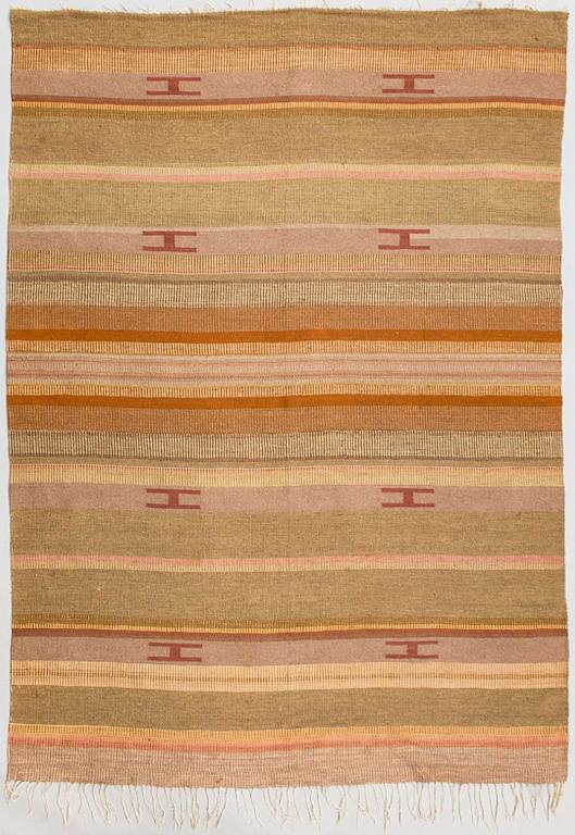 A 1930s Finnish flat weave carpet. Circa 21x164 cm.