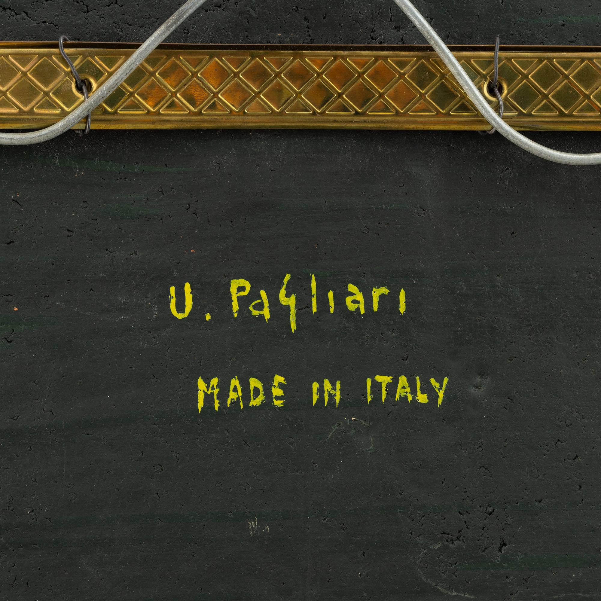 Ulisse Pagliari, a ceramic dish, Italy 1950-60's.