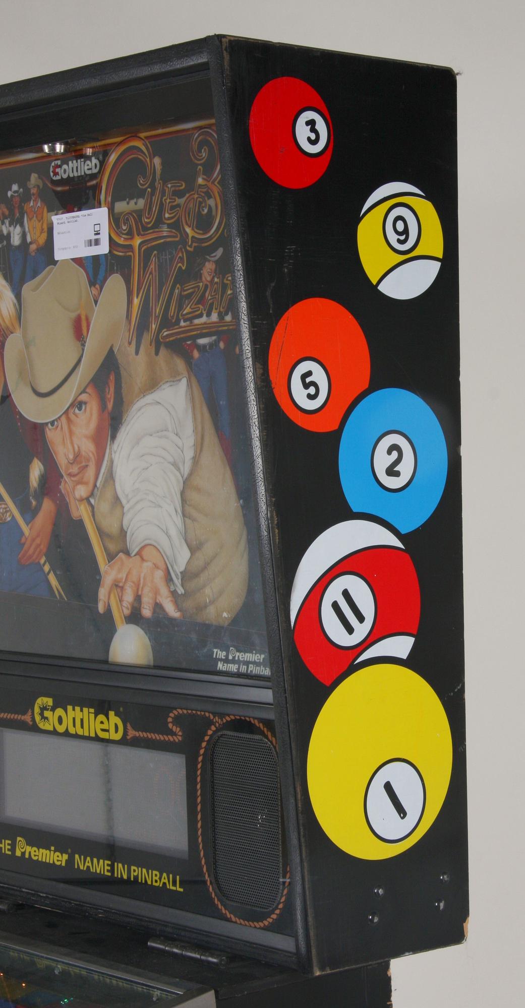 FLIPPERSPEL "Cue Ball Wizard", Gottlieb.