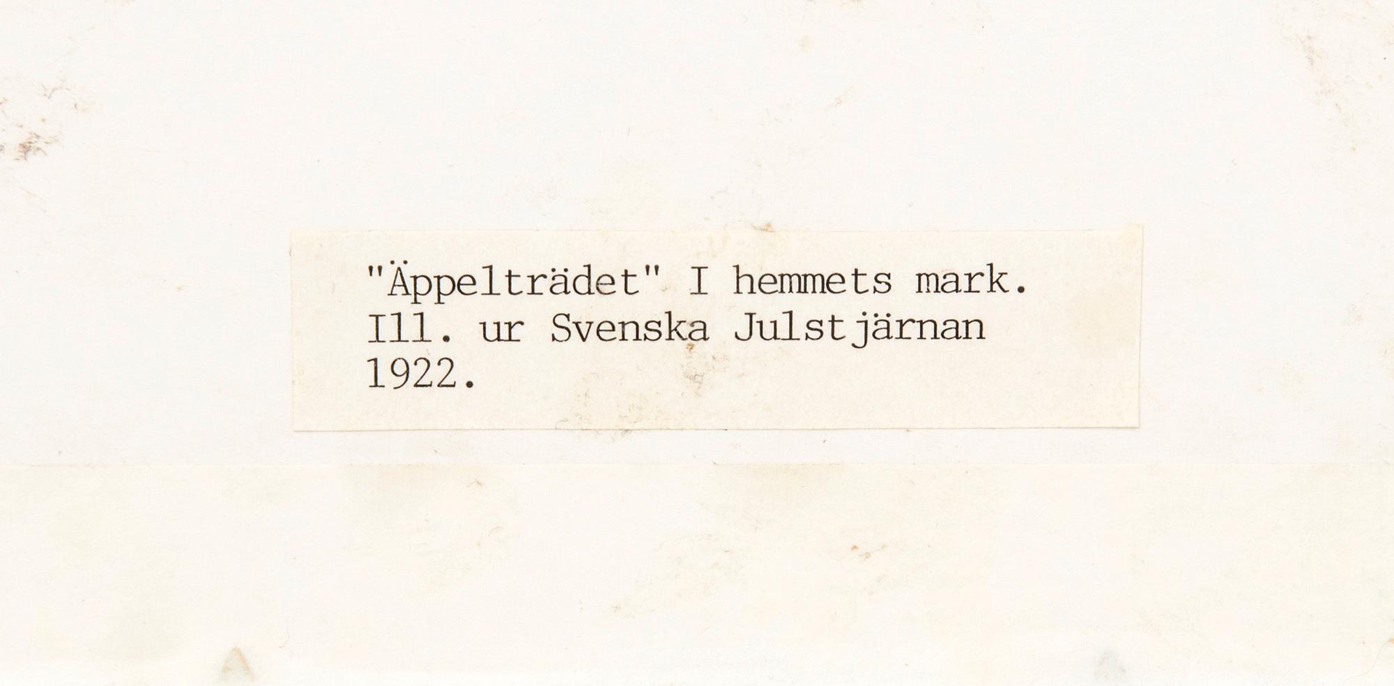 Jenny Nyström, Äppelträdet.