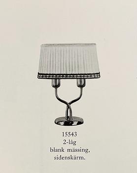 Harald Notini, a table lamp, model '15543', Arvid Böhlmarks Lampfabrik, Sweden, 1940s.