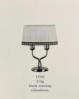 Harald Notini, a table lamp, model '15543', Arvid Böhlmarks Lampfabrik, Sweden, 1940s.