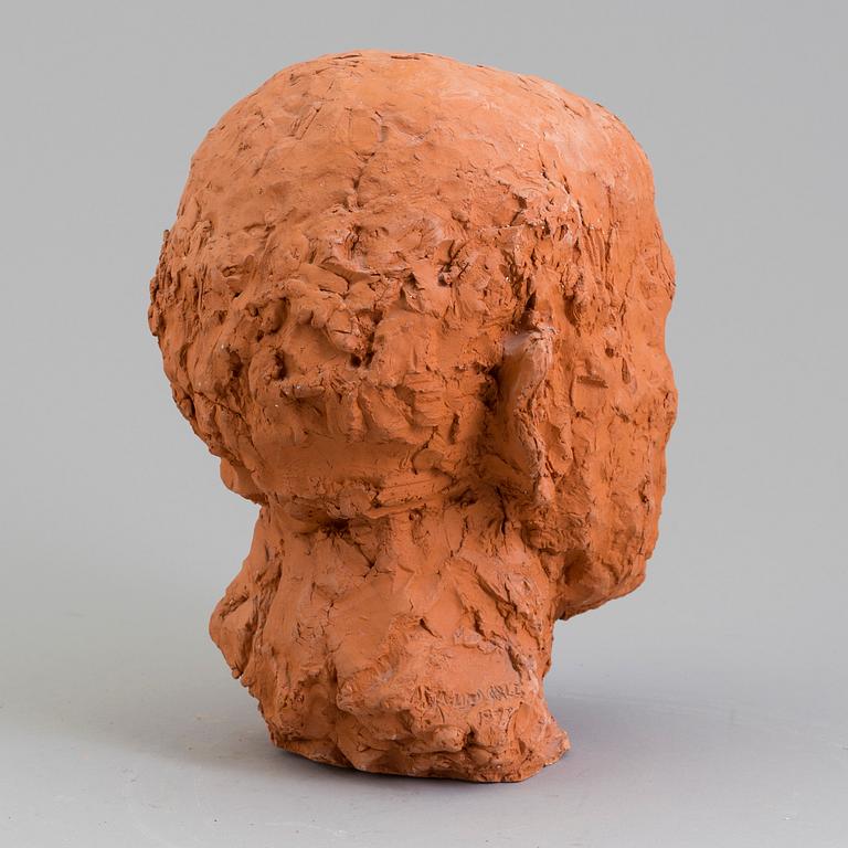 ASMUND ARLE, Skulptur, terracotta, signerad Asmund Arle och daterad 1977.