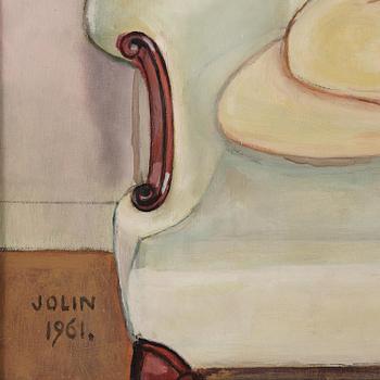 Einar Jolin, Model in armchair.