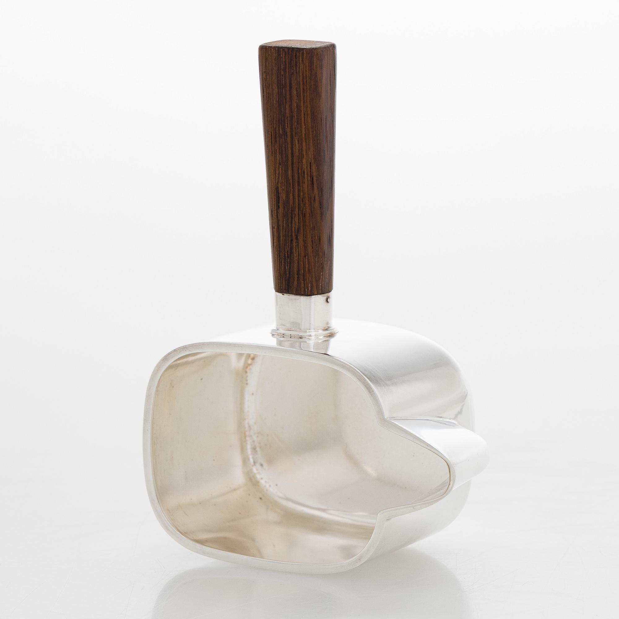 Bertel Gardberg, A silver and rosewood sauce jug, Eino Westerback, Helsinki, 1959.