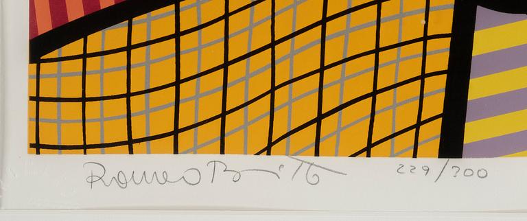 ROMERO BRITTO, silkscreen, 1984, signed in pencil and numbered 229/300.
