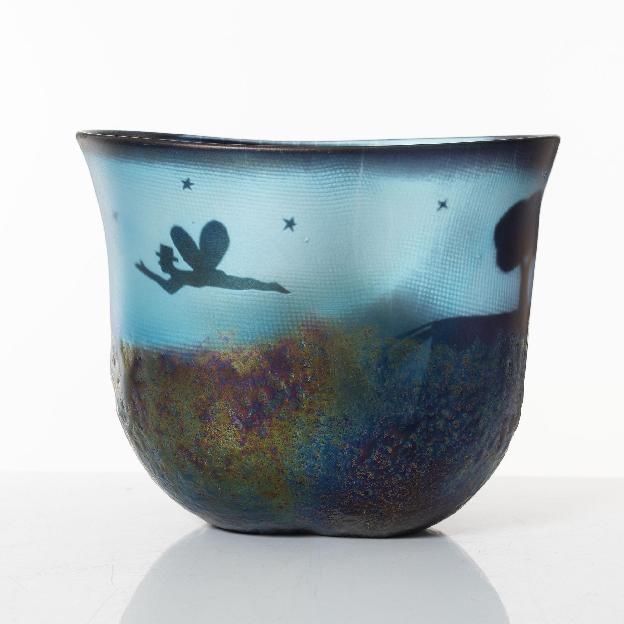 Bertil Vallien, a vase, Kosta.