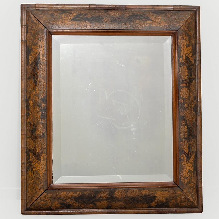 Mirror, Baroque, probably Dutch, 17th/18th century.