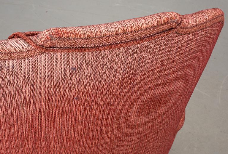 FÅTÖLJ, "Farmor", Carl Malmsten, AB O.H. Sjögren, Tranås, 1900-talets andra hälft.