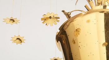 Bröderna Malmströms Lampvarufabrik, a Swedish Modern ceiling lamp, 1940's.