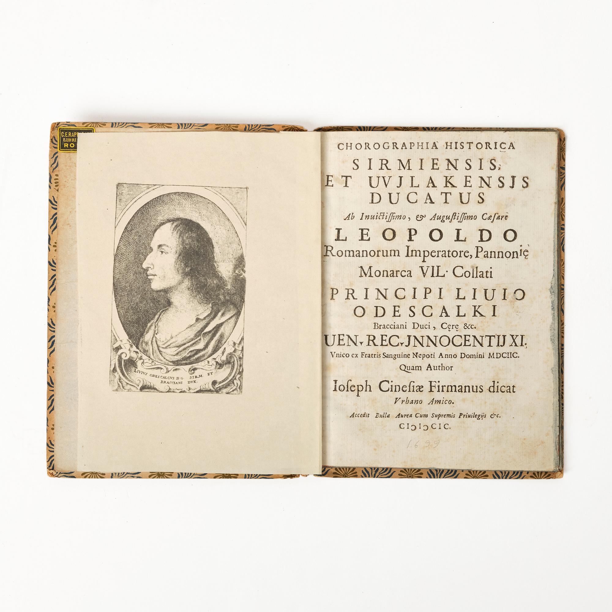 The history of Sirmio, rare first & second editions, 1699-1700.