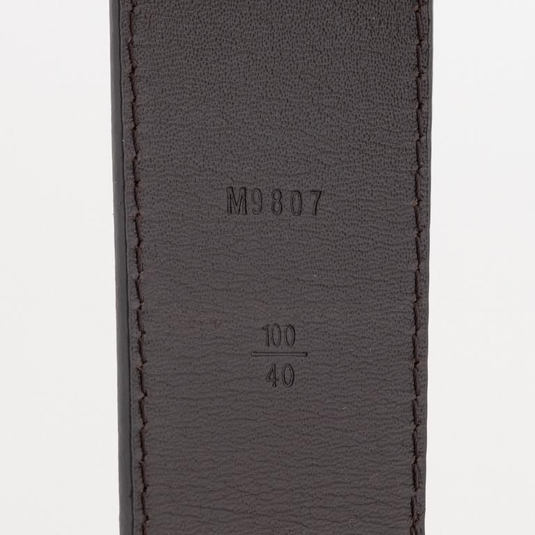 Louis Vuitton, skärp, "LV Initiales", storlek 100, 2011.