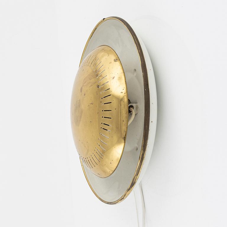 Wall lamp, 1950s, possibly Italy.