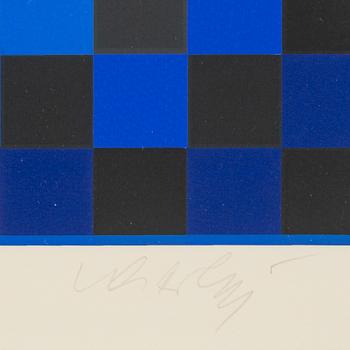 Victor Vasarely, färgserigrafi, signerad och numrerad 248/250.