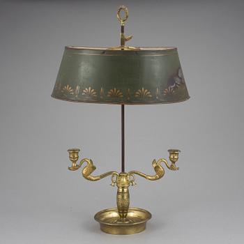 BOUILOTTE LAMPA, empire stil, 1800-tal.