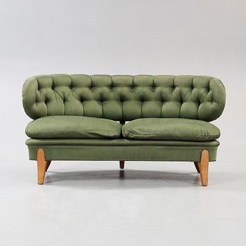 A set of Otto Schulz sofa and a pair of armchairs, model 'Schulz', Jio Möbler, Jönköping, Sweden.