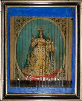 LAMELLTAVLA, oljetryck, 1900-talets början.