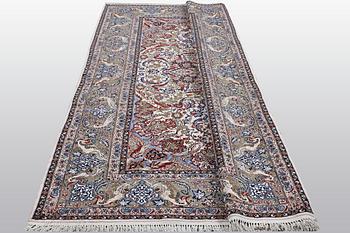 Matto, Old Esfahan, part silk, ca 312 x 203 cm.