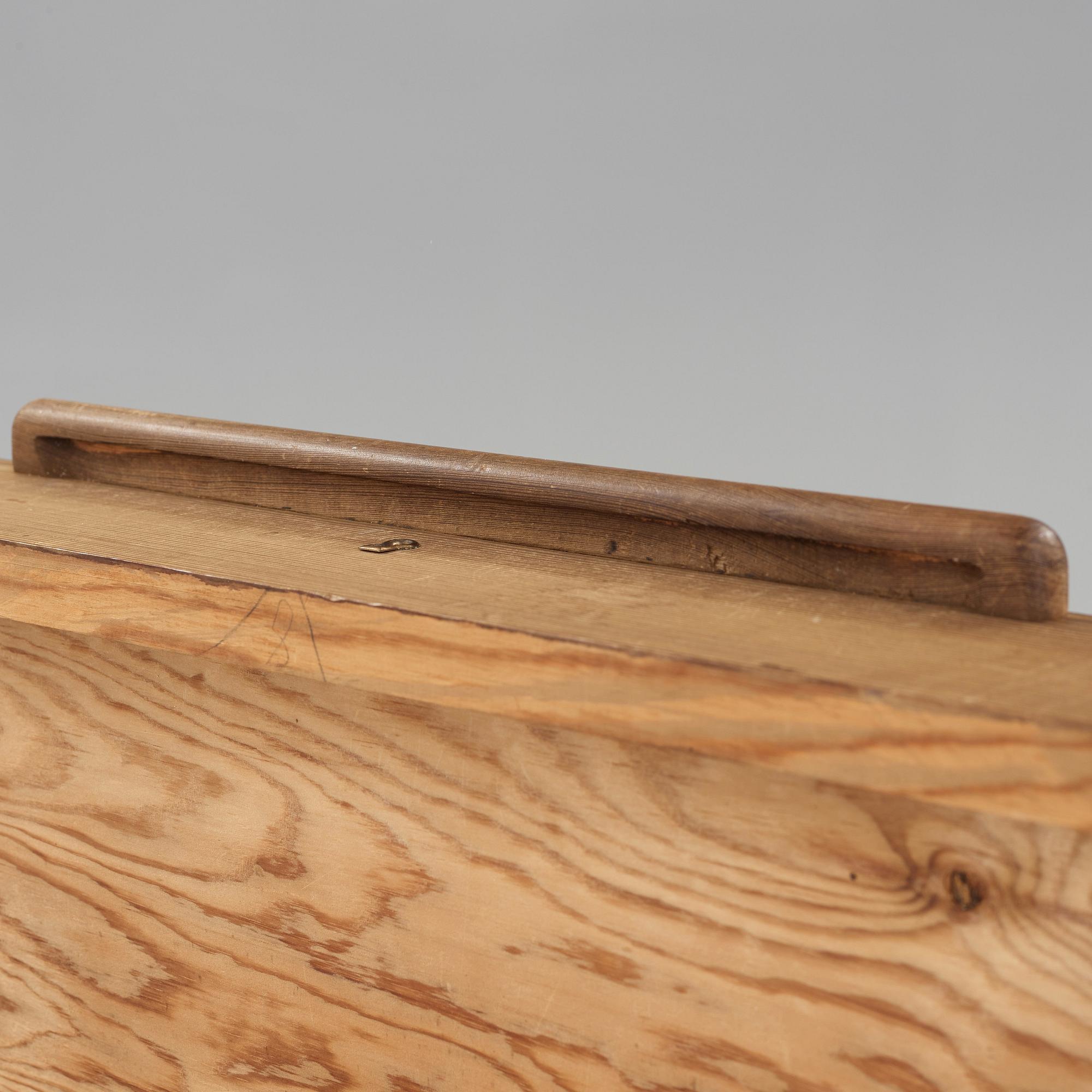 Axel Einar Hjorth, a stained pine desk, Nordiska Kompaniet, Sweden 1930's.