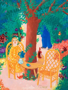 286. Lennart Jirlow, In the garden.
