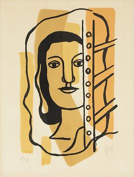 Fernand Léger, "Head of a Woman". 1949.