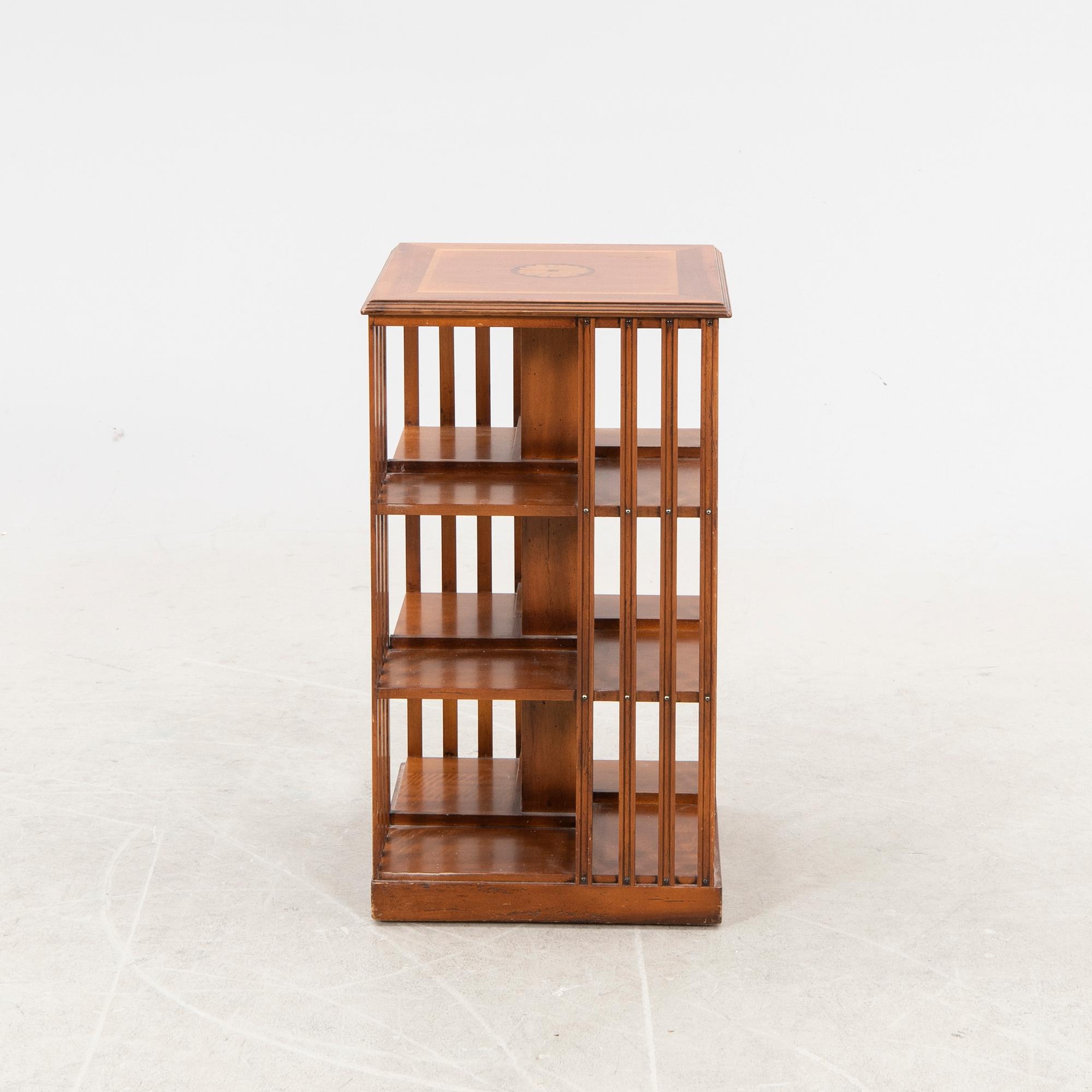A mahogany book stand later part of the 20th century.