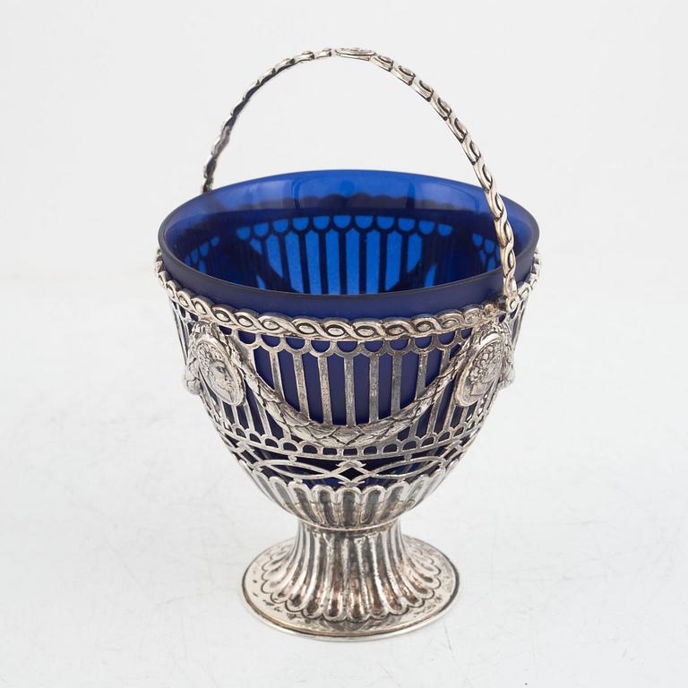 A silver basket, London, England, 1771.