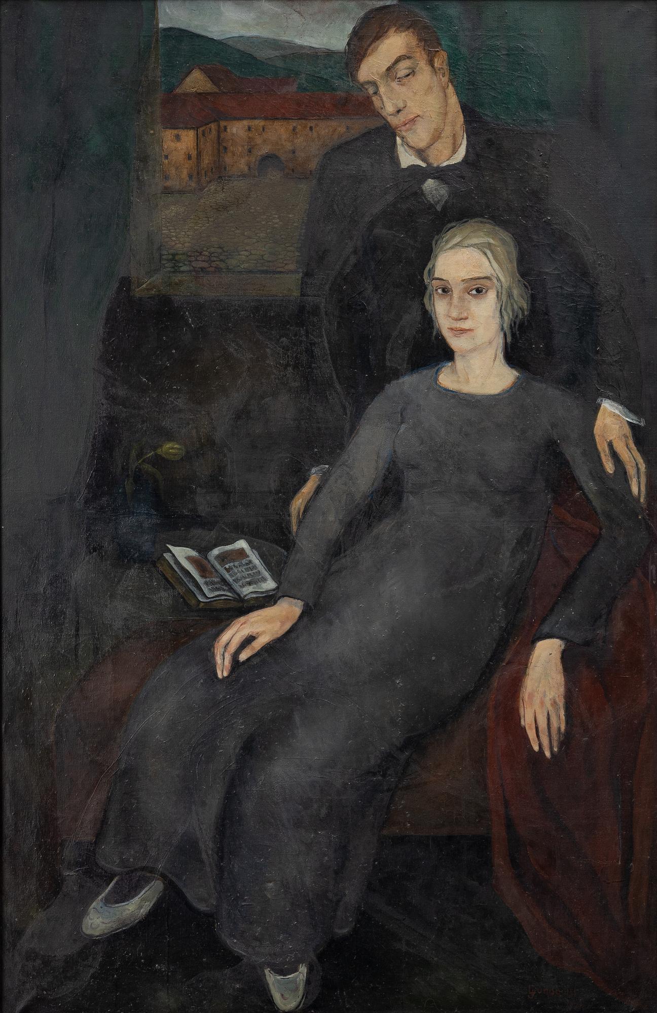 Birger Ljungquist, Portrait of a Woman and a Man.