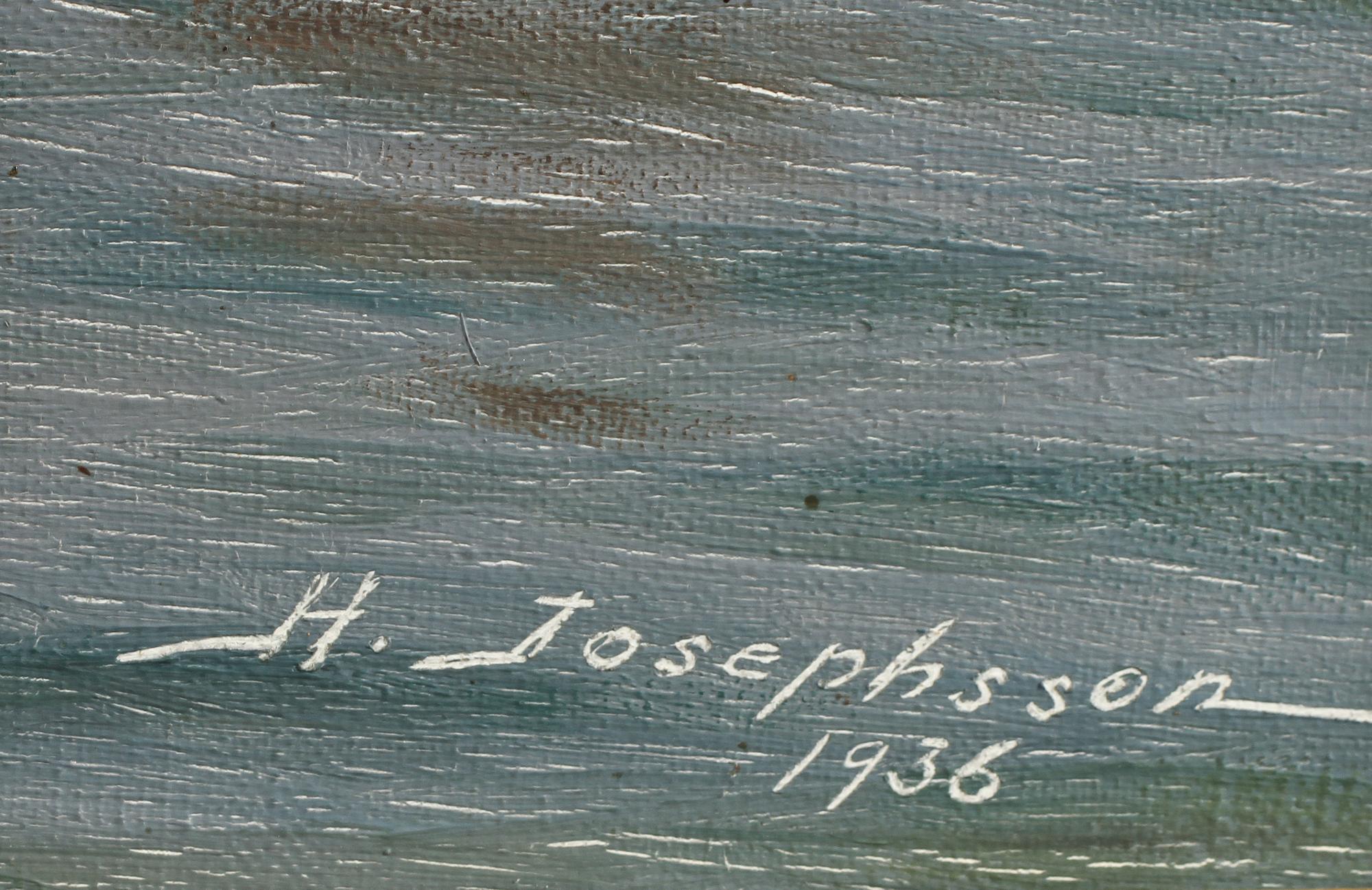 HUGO JOSEPHSSON, olja på duk, signerad och daterad 1936.