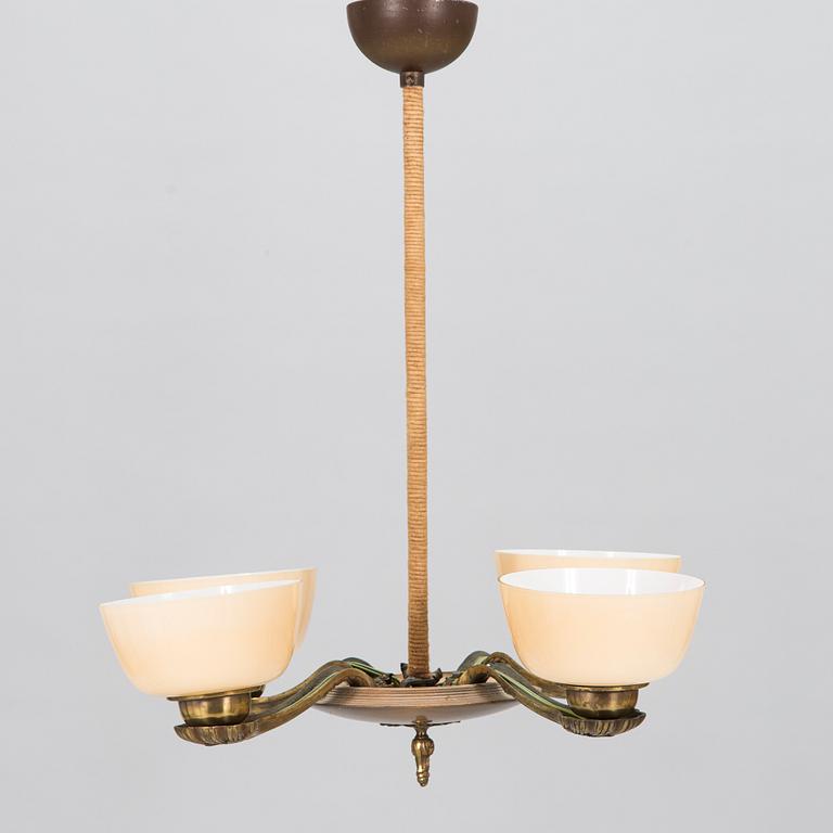 Paavo Tynell, a 1930's '1376/4' chandelier for Taito.