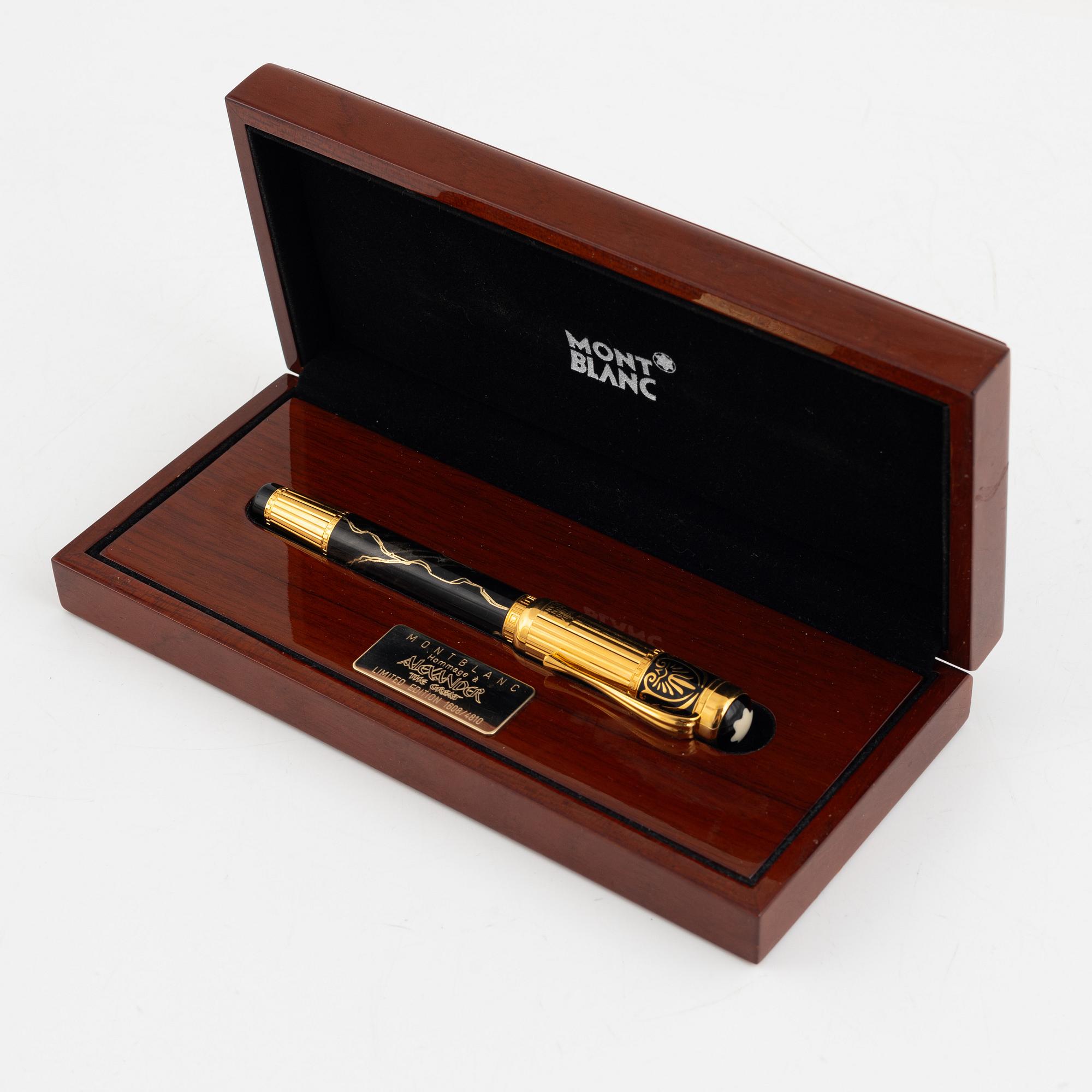 Fountain pen Mont Blanc Hommage a Alexander The Great