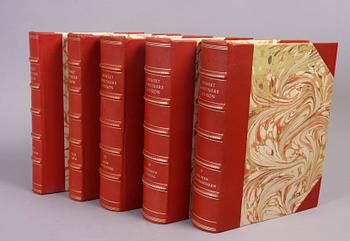 BOK, 5 vol, "Svenskt konstnärslexikon", Allhems förlag, Malmö.