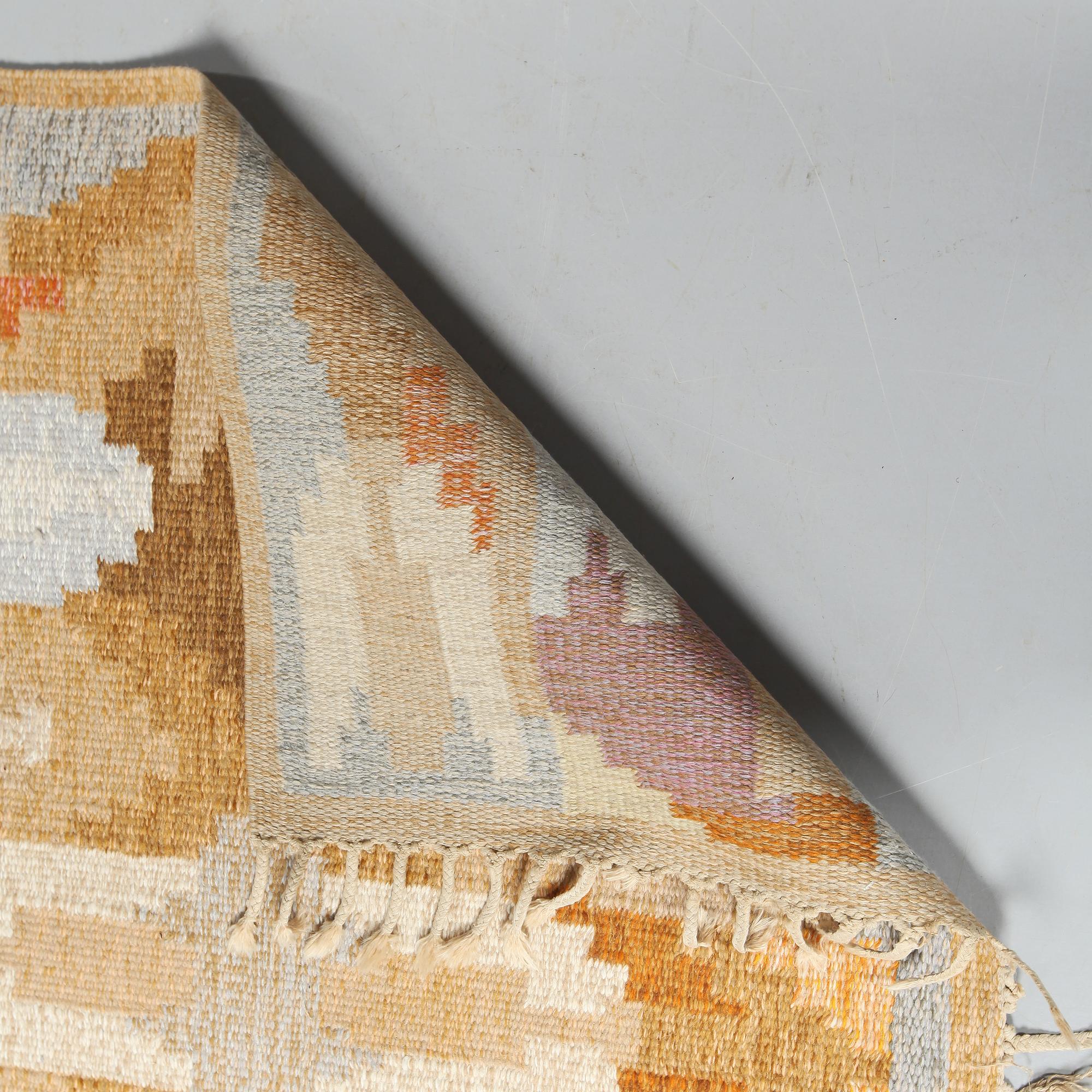 MATTA, rölakan, Ingegerd Silow, signerad IS, 206 x 136 cm.