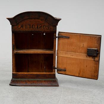 A Swedish early 19th century hanging cabinet.